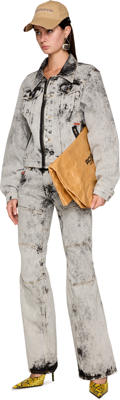 Martine Rose Zip Front Denim Jacket