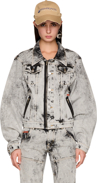 Picture of Zip Front Denim Jacket