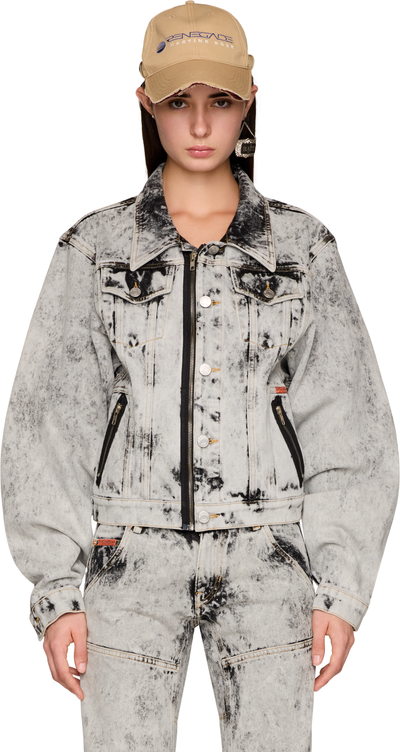 Martine Rose Zip Front Denim Jacket