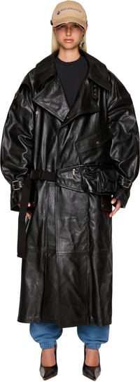 Picture of Bumbag Trench Leather Coat