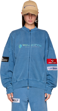 Picture of Zip Up Crew Sweatshirt