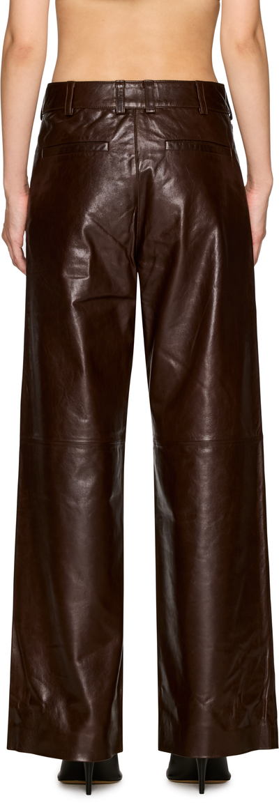 Entire Studios Straight Leg Leather Pants