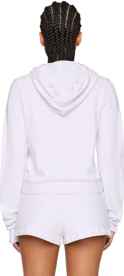 Entire Studios Lightweight Cropped Zip-Up Hoodie