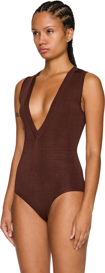 Entire Studios Deep V-Neck Bodysuit