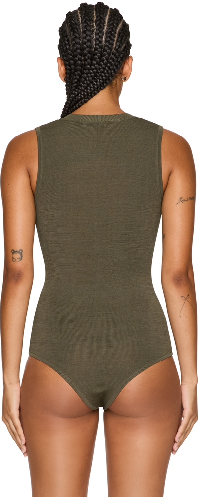 Entire Studios Deep V Neck Bodysuit