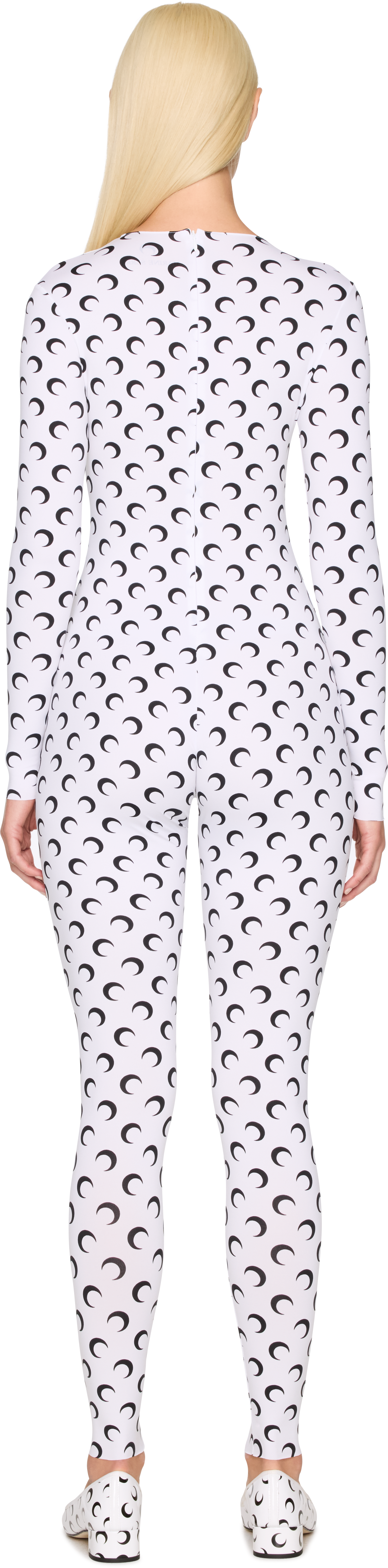 Marine Serre Recycled Jersey Moon Catsuit