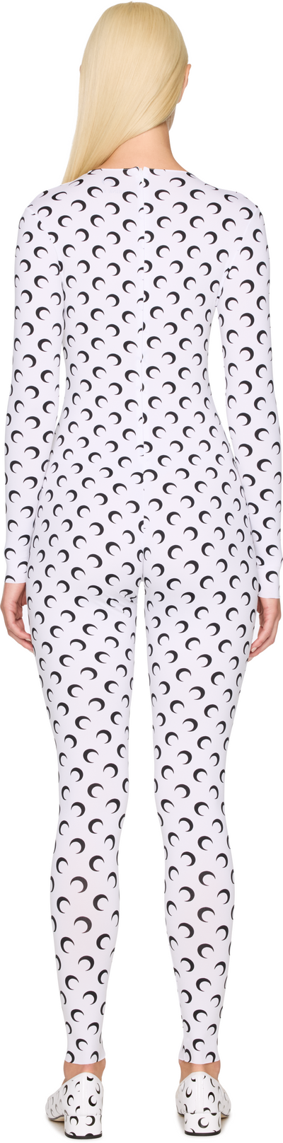 Marine Serre Recycled Jersey Moon Catsuit