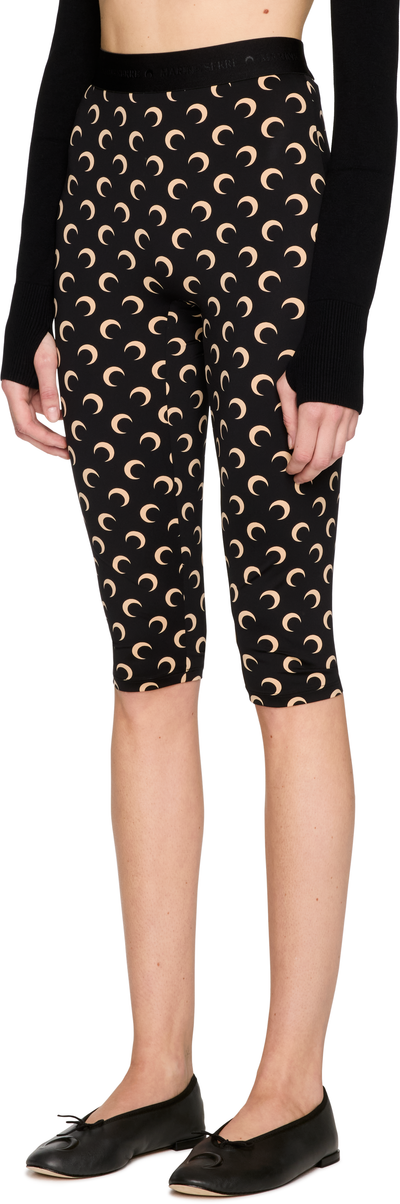 Marine Serre Recycled Moon Jersey Capri Leggings