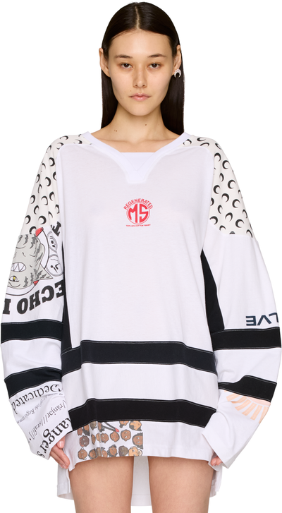 Marine Serre Regenerated Graphic Jersey Hockey T-Shirt