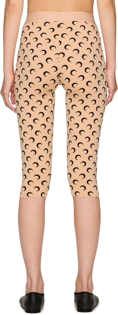 Marine Serre Recycled Moon Jersey Capri Leggings