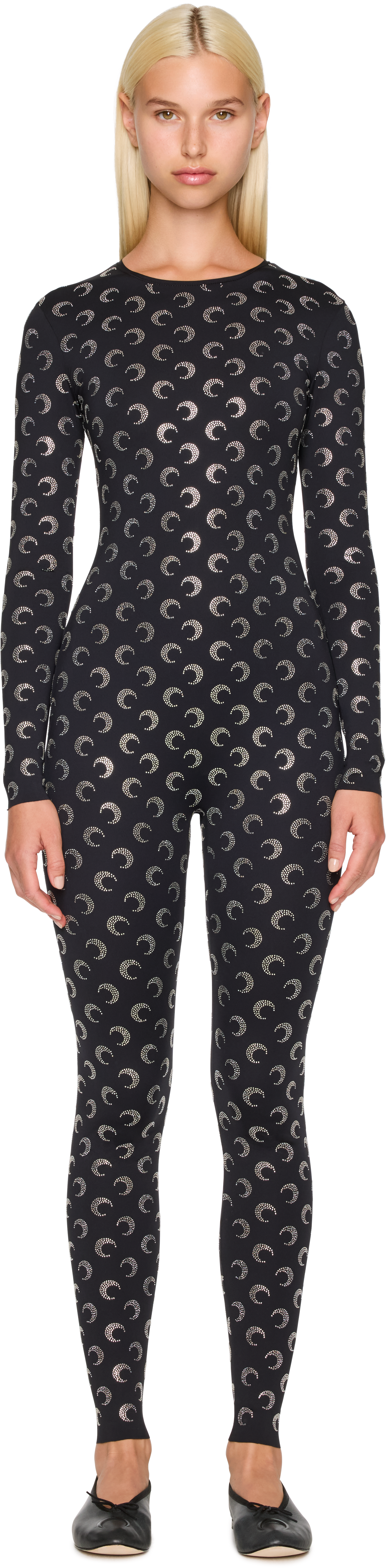 Picture of Recycled Moon Strass Jersey Catsuit
