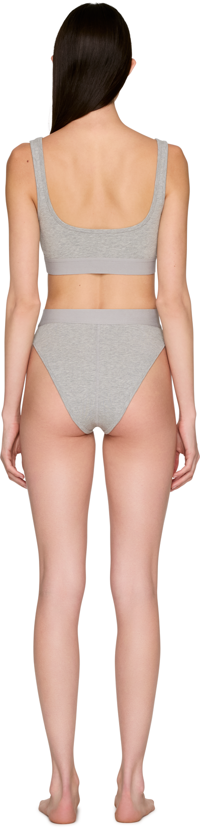Marine Serre Moon Logo Stretched Jersey High-Waist Briefs