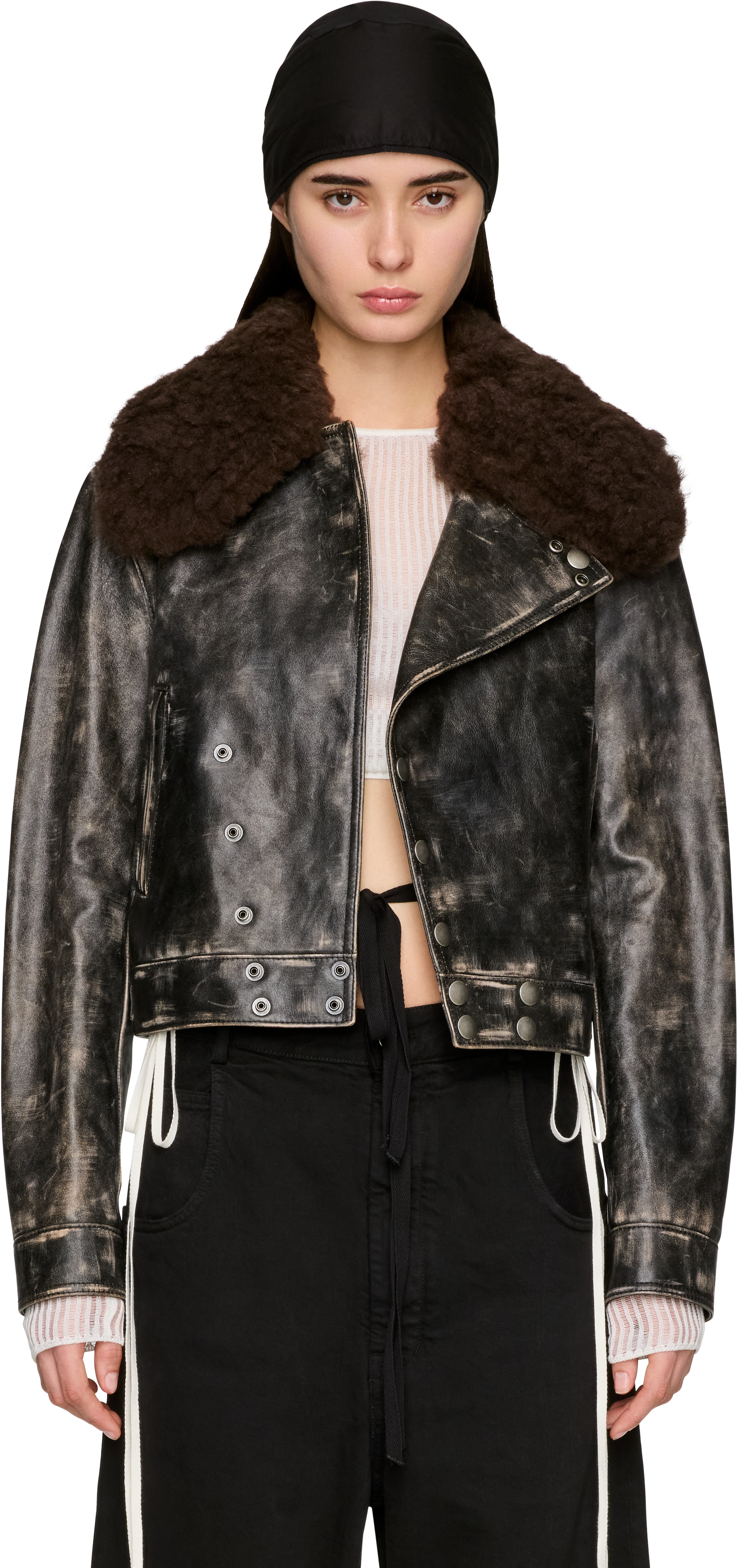 Picture of Wiebke Perfecto Leather Jacket