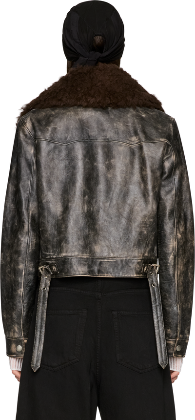 Ann Demeulemeester Wiebke Perfecto Leather Jacket