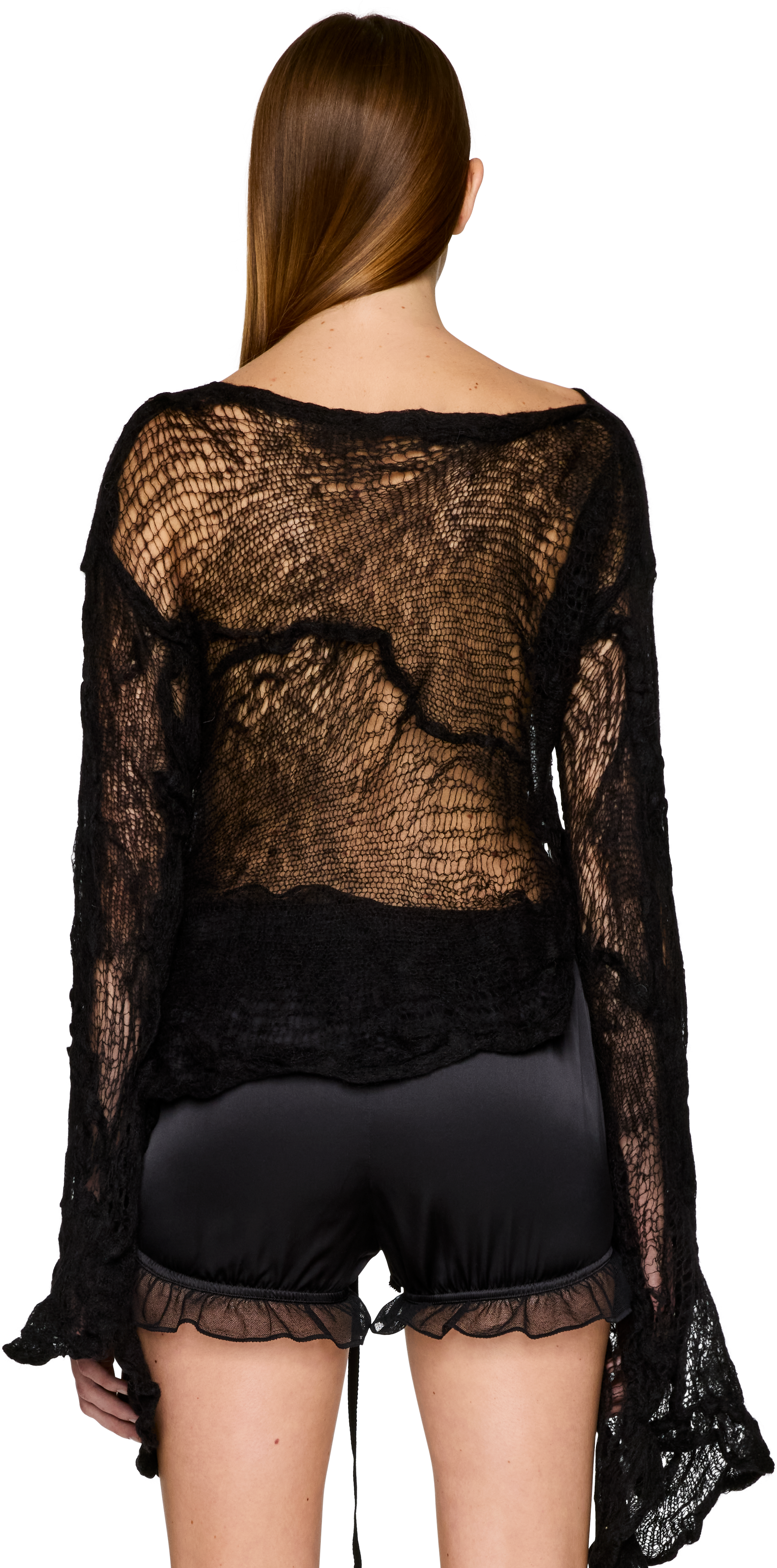 Ann Demeulemeester Cilia Off-Shoulder Sweater