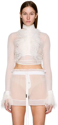 Picture of Bets High Neck Feather Collar