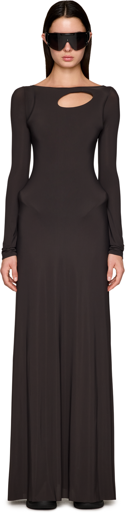 Ottolinger Sculpted Donut Longsleeve Maxi Dress