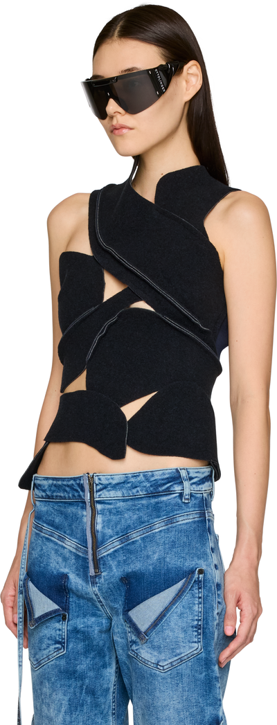 Ottolinger Felted Scuba Cut-Out Top