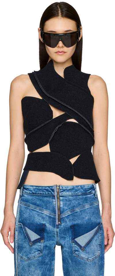 Ottolinger Felted Scuba Cut-Out Top