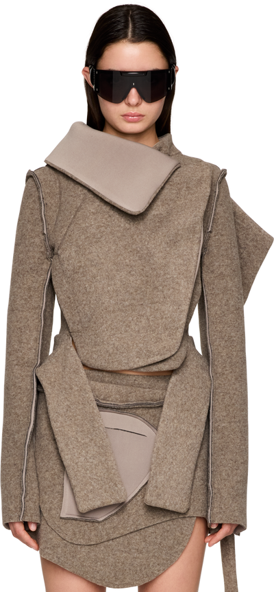 Ottolinger Felted Scuba Biker Jacket