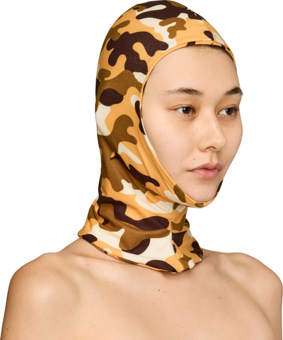 Duran Lantink Jersey Printed Balaclava