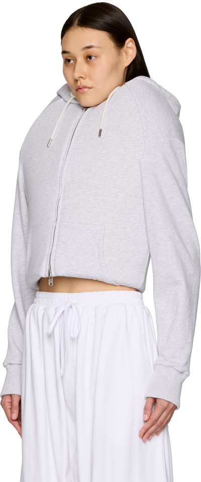 Duran Lantink Sculptured Zip Up Hoodie
