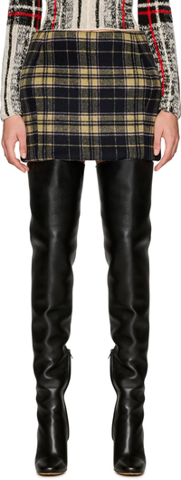 Picture of Padded Tartan Mini Skirt