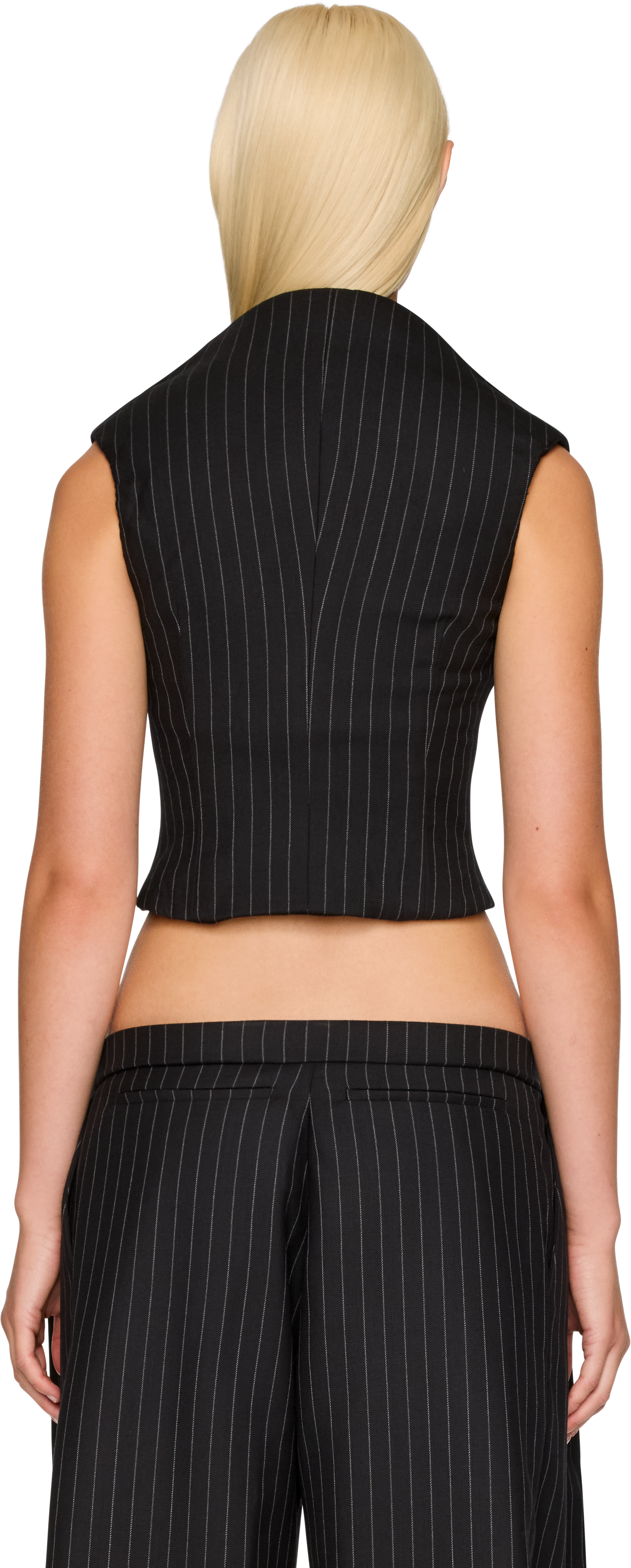 Duran Lantink Profile Pinstriped Vest