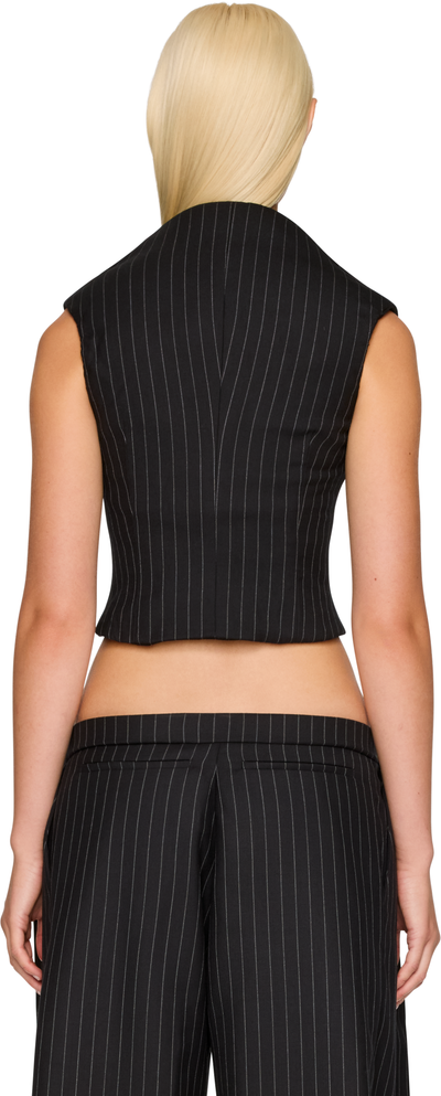 Duran Lantink Profile Pinstriped Vest