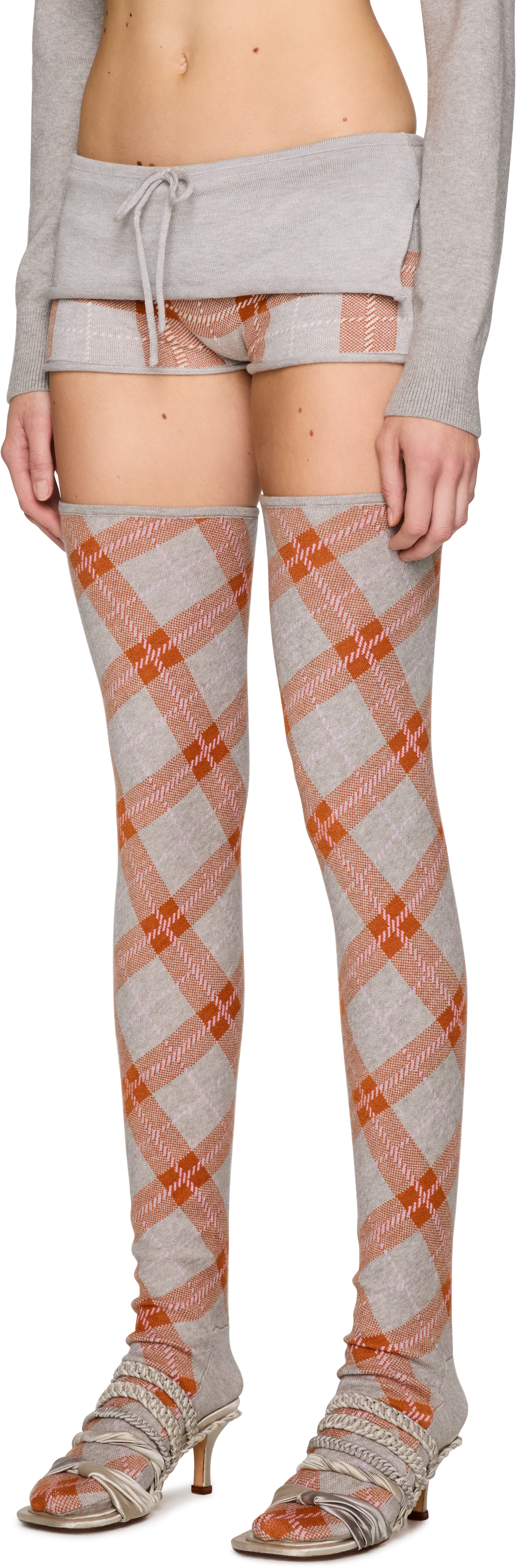 Isa Boulder Lattice Wrap Mini Skort