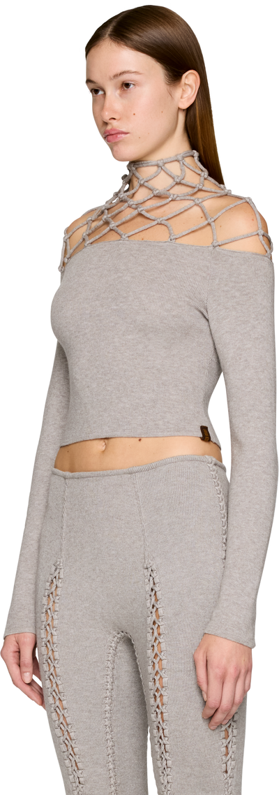 Isa Boulder Highline Macramist Long Sleeve Top