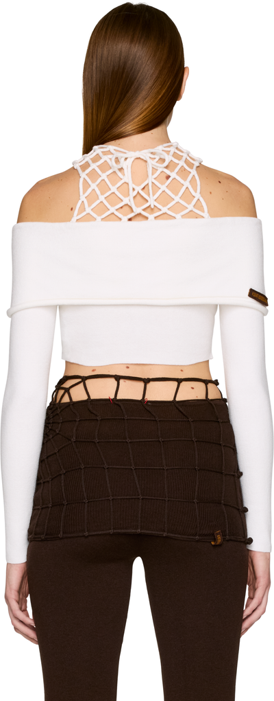 Isa Boulder Fold Over Knot Long Sleeve Top