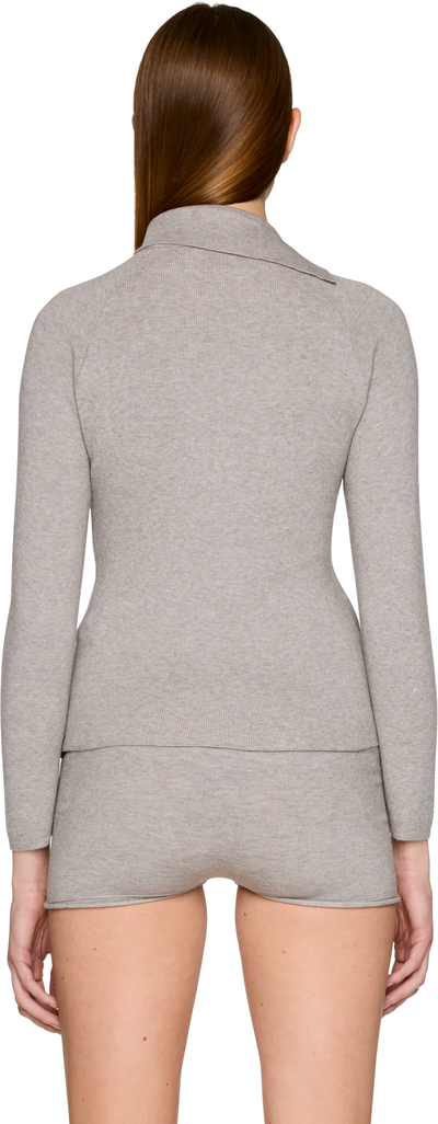 Isa Boulder Tartan Asymmetric Long Sleeve Top