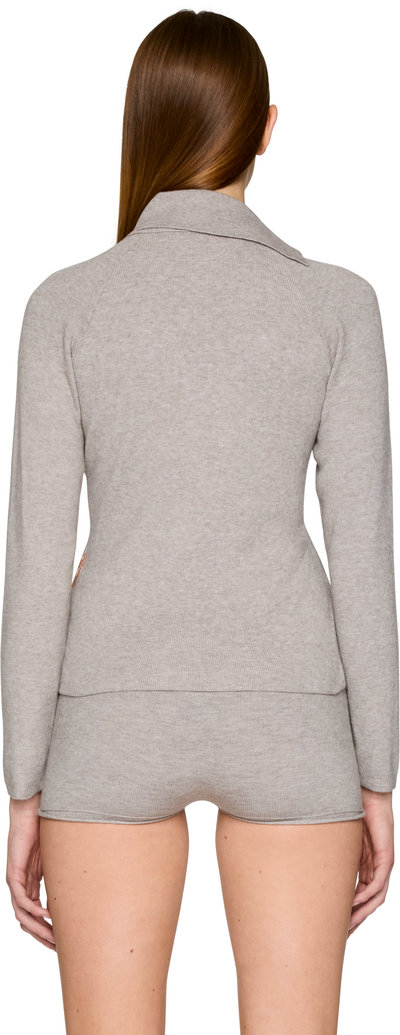 Isa Boulder Tartan Asymmetric Long Sleeve Top