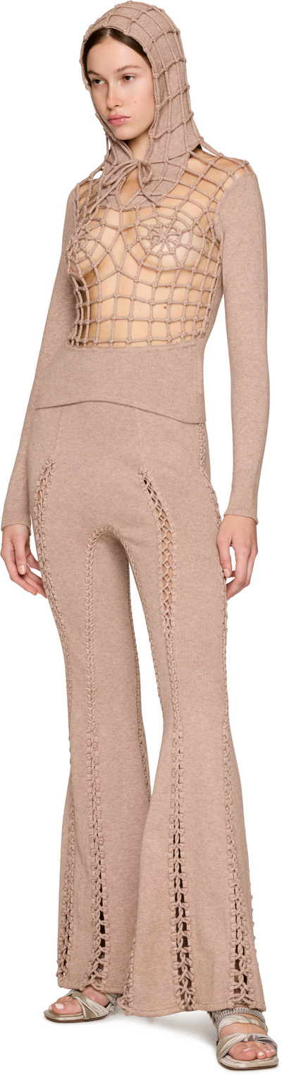 Isa Boulder Suture Boot-Cut Lounge Pants