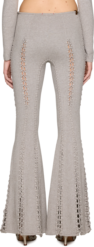 Isa Boulder Suture Boot-Cut Lounge Pants