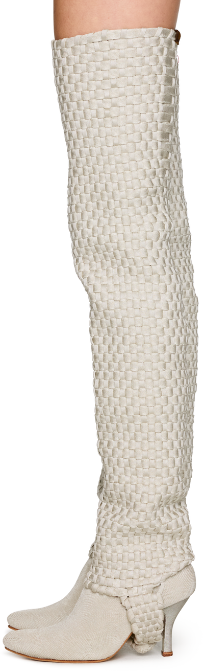 Isa Boulder Woven Knot Boot Leg Warmers