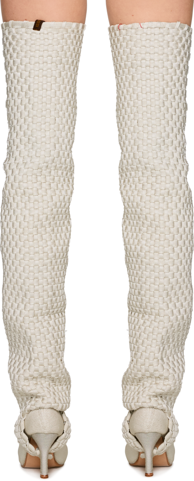 Isa Boulder Woven Knot Boot Leg Warmers
