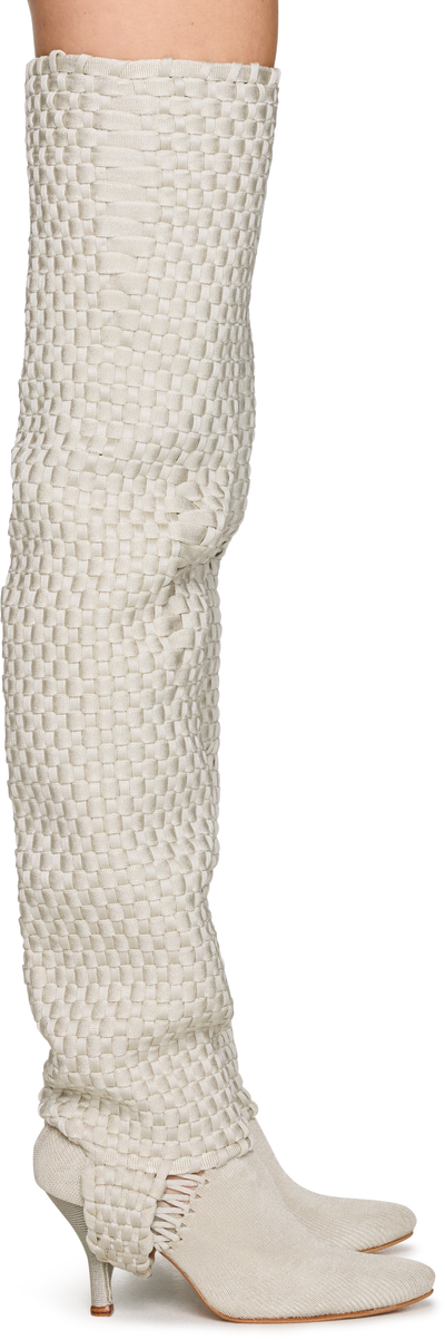 Isa Boulder Woven Knot Boot Leg Warmers