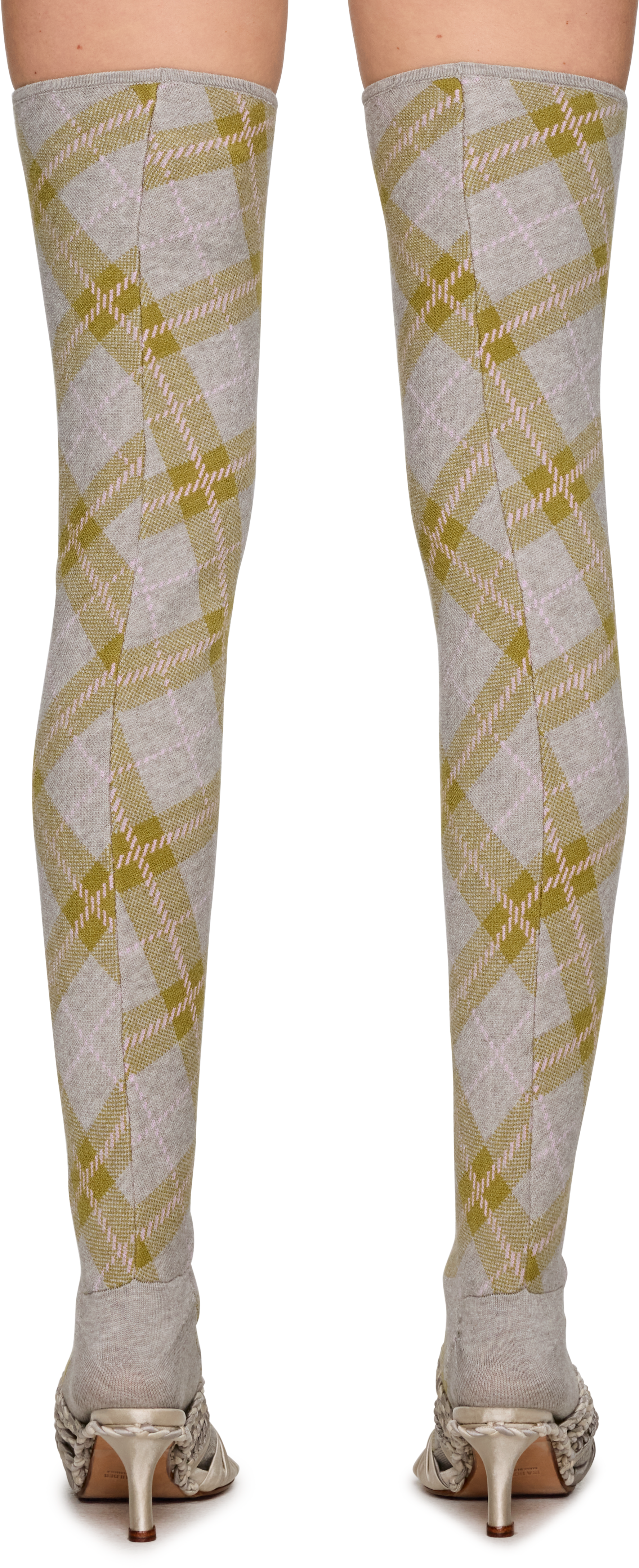 Isa Boulder Tartan High Sock