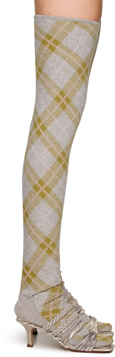 Isa Boulder Tartan High Sock