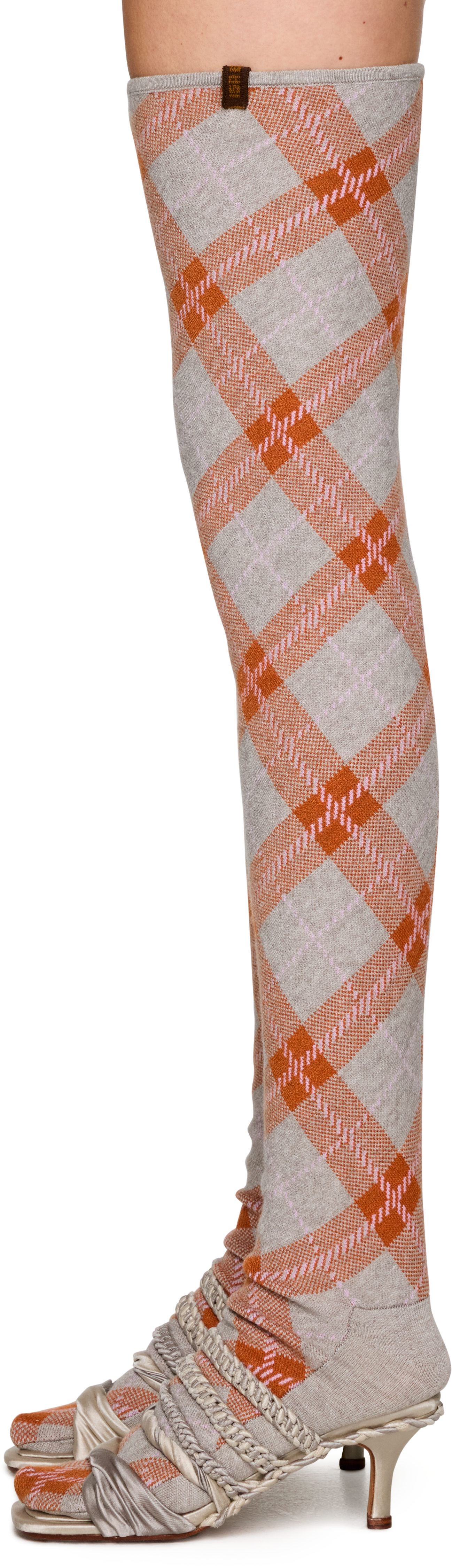 Isa Boulder Tartan High Sock