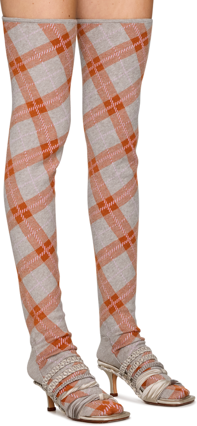 Isa Boulder Tartan High Sock