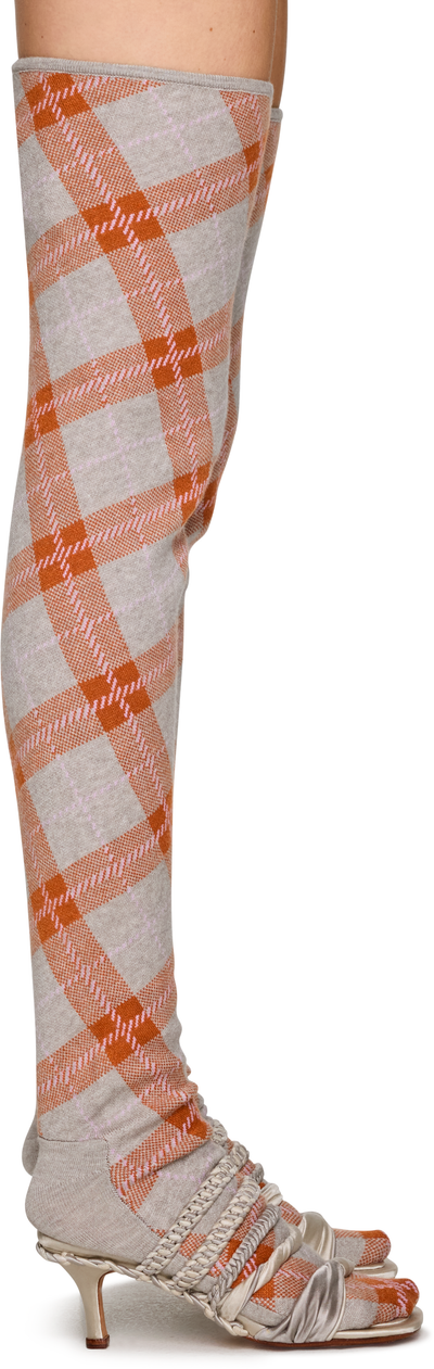 Isa Boulder Tartan High Sock