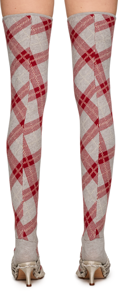 Isa Boulder Tartan High Sock
