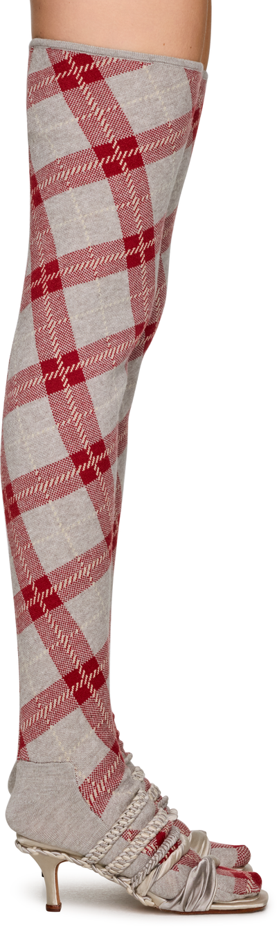 Isa Boulder Tartan High Sock