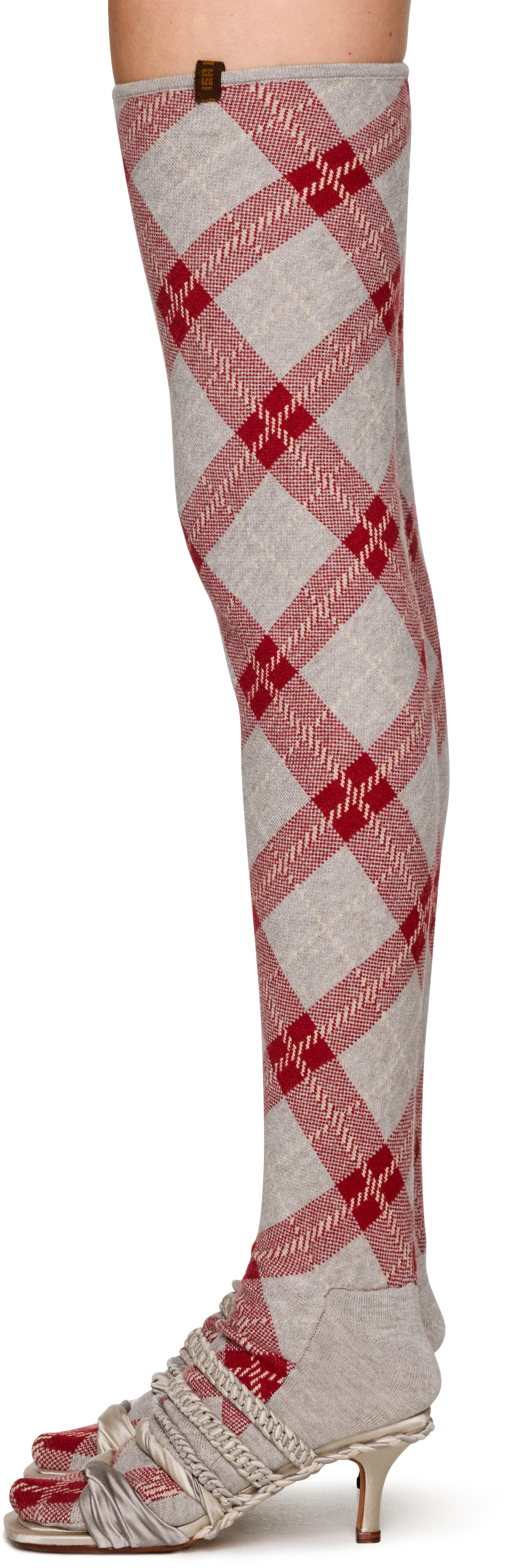 Isa Boulder Tartan High Sock