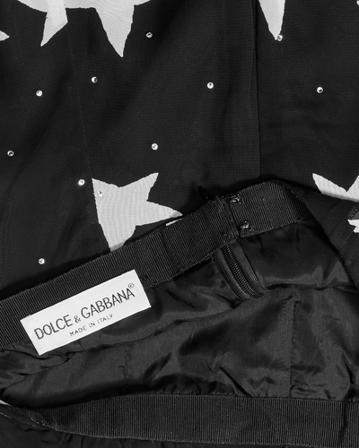 Dolce & Gabbana Star Embellished Mini Dress