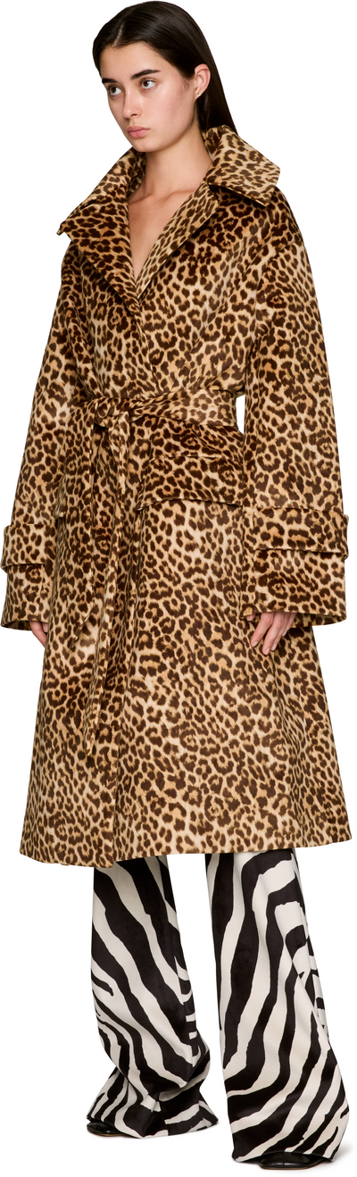 Duran Lantink Zebra Print Flare Trousers